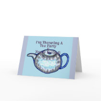Tea Party Invitation cards by Perlyyyy Tea Party Invitation cards