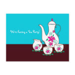 Tea Party Invitations Postcard