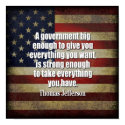 Tea Party - Jefferson: Beware of Big Government posters by My2Cents Tea Party - Jefferson: Beware of Big Government posters