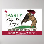 Tea Party Like It's 1773 Poster
