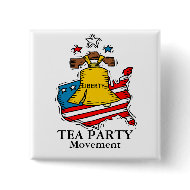 TEA PARTY MOVEMENT button