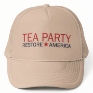 Tea Party Movement Restore America Hat hat