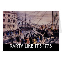 TEA PARTY Party like it's 1773 cards by APOLITICAL_BITCH TEA PARTY Party like it's 1773 cards