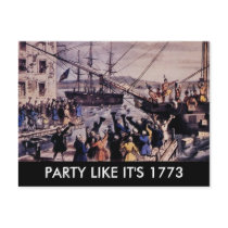 TEA PARTY Party like it's 1773 postcards