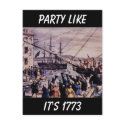 TEA PARTY Party like it's 1773 postcards