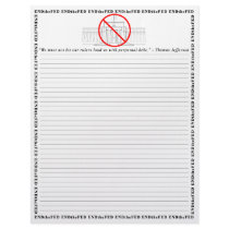 Tea Party Patriot Customizable Letterhead