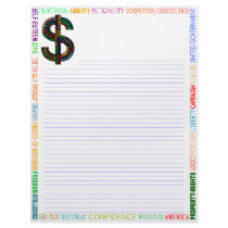 Tea Party Patriot Customizable Letterhead