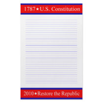 Tea Party Patriot Customizable Stationery