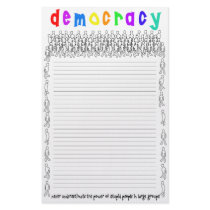 Tea Party Patriot Customizable Stationery