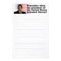 Tea Party Patriot Customizable Stationery