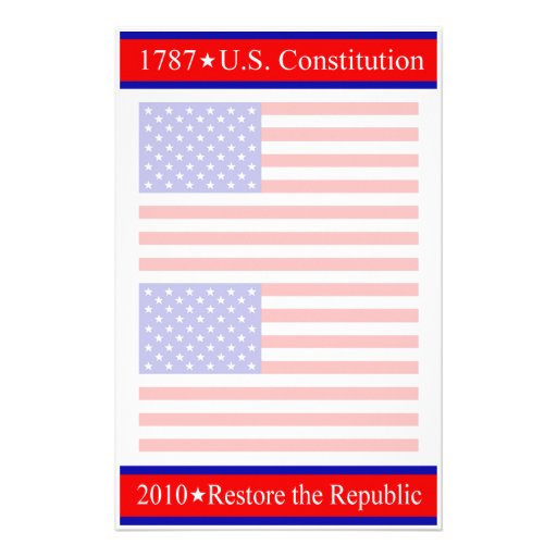 Tea Party Patriot Customizable Stationery