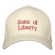 Tea Party Patriot Embroidered Hats