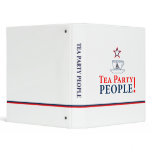 Tea Party People! Vinyl Binder