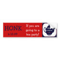 Tea Party Political Bumper Sticker bumper stickers by TeaPartyTime Tea Party Political Bumper Sticker bumper stickers