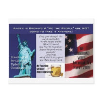 Tea Party Postcard by PetsandPolitics Tea Party Postcard