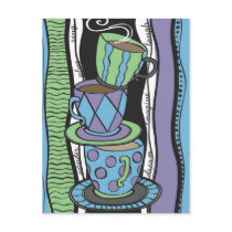 Tea Party Postcard