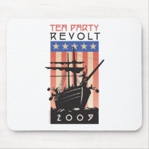 Tea Party Revolt 2009 Mouse Mat