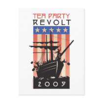 Tea Party Revolt 2009 Post Card