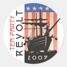 Tea Party Revolt 2009 Sticker