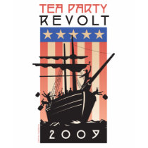 Tea Party Revolt 2009 t-shirts by LipstickUnderground Tea Party Revolt 2009 t-shirts