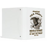 Tea Party Revolutionary Vinyl Binders