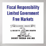 Tea Party Sign Poster