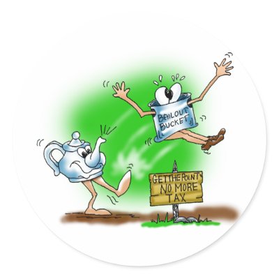 Tea Party stickers