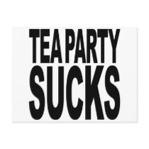 Tea Party Sucks postcards