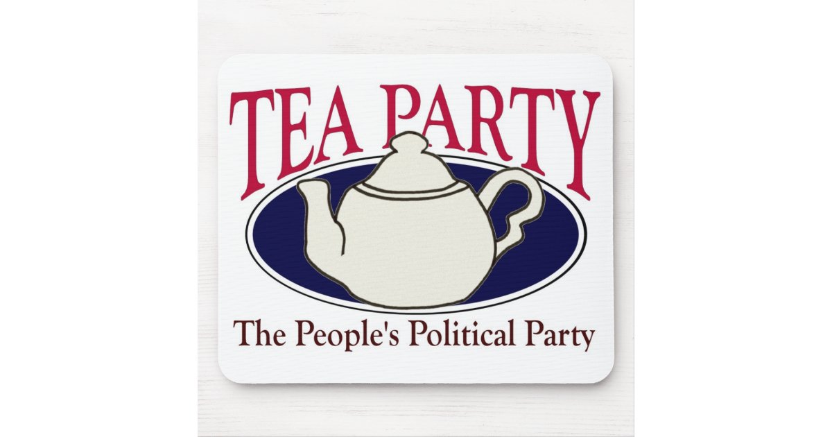 Tea Party Tax Day mousepad Zazzle