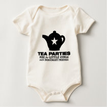 tea party - tea parties are for little girls t-shirts