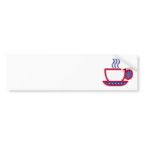 Tea Party - Write Your Own Text Bumper Sticker