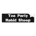 Tea PartyRabid Sheep Bumper Stickers