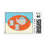 Tea Pot and Tea Cups Postage postage