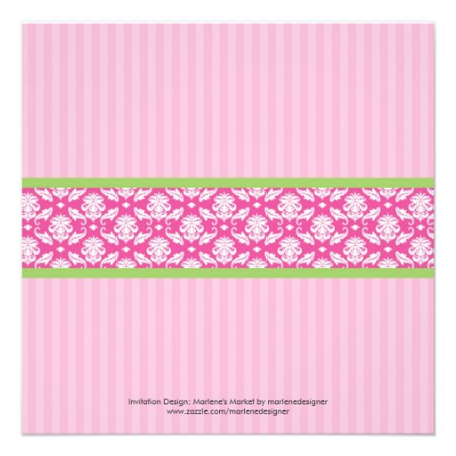 Tea Pot Birthday Party Invitation