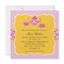 Tea Pot Bridal Shower Invitation