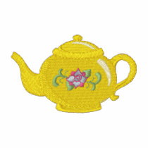 Tea Pot embroidered shirts
