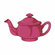 Tea Pot embroidered shirts