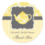 Tea Pot Favor Seal Sticker