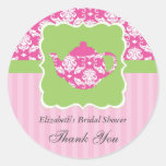 Tea Pot Favor Seal Sticker