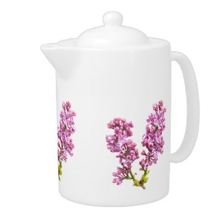 Tea pot - Lilac blossoms