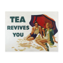 Tea Revives You Postcards