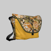 Tea-rose garden Rickshaw Messenger Bag messenger bags