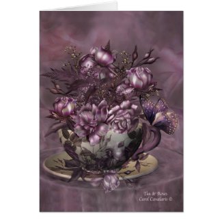 Tea & Roses ArtCard card