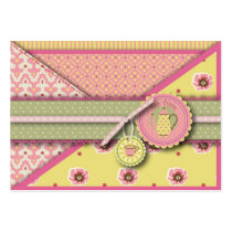 Tea Service Gift Tag business cards
