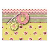 Tea Service Gift Tag II business cards