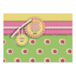 Tea Service Gift Tag II Business Card Template
