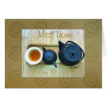 Tea Setting Still Life Photograph Overhead View cards