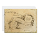 Tea Stained Vintage Wedding 1 - Invitation Invite
