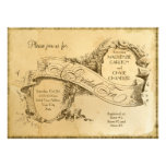 Tea Stained Vintage Wedding 1 - Invitation Invite