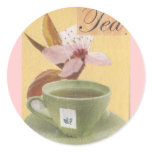 Tea Round Sticker